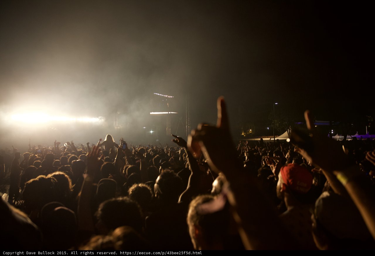 Crowd Silhouettes Fog