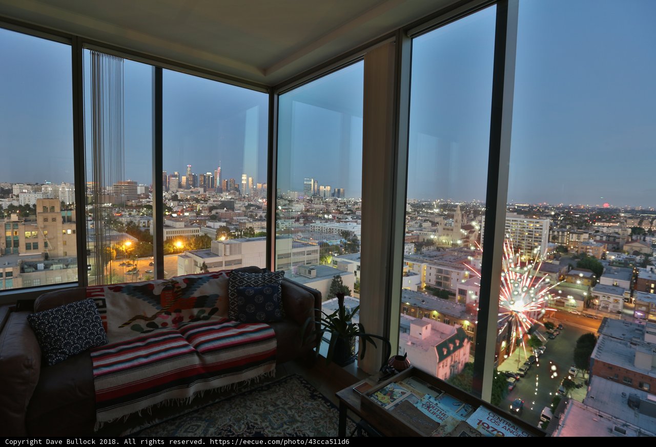 Panoramic View from a Luxurious Penthouse