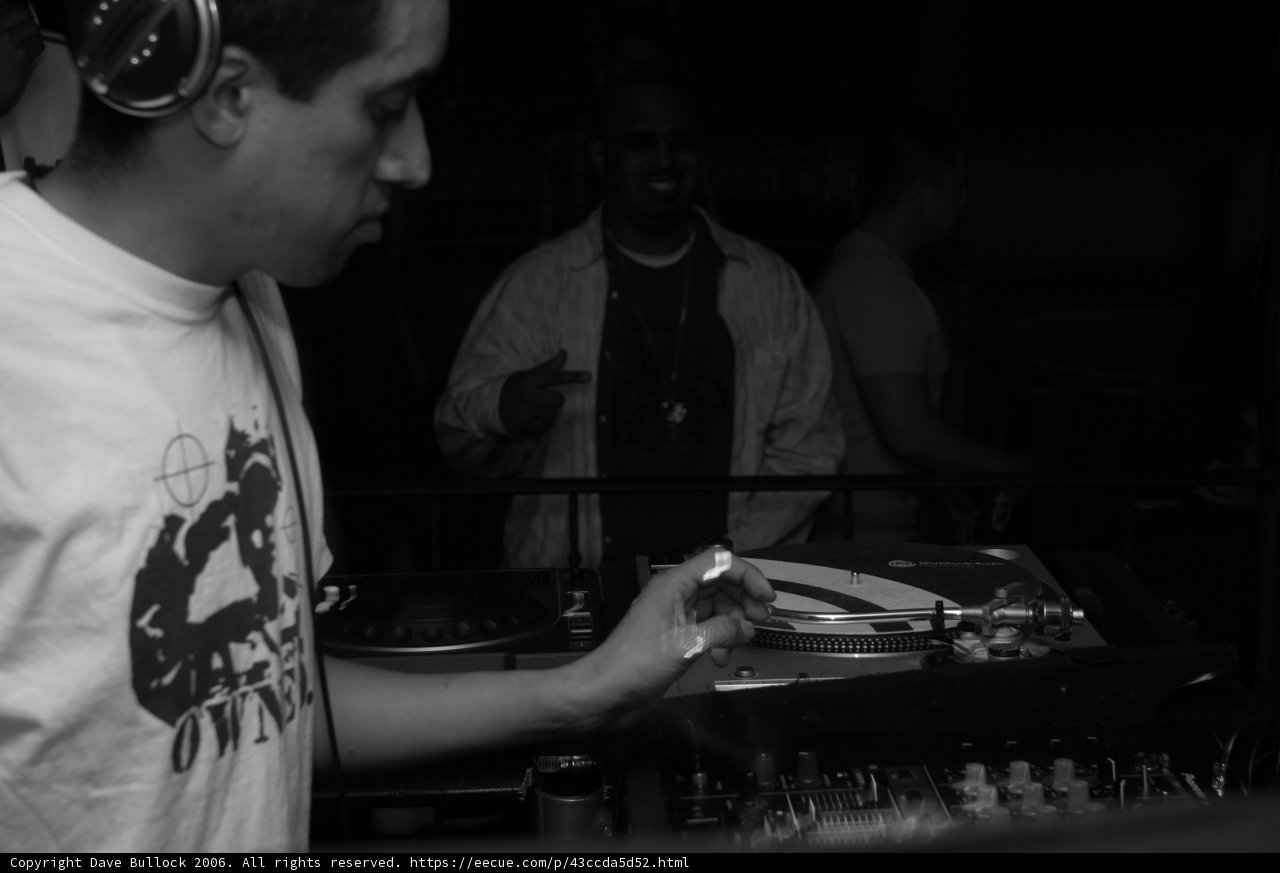Raul R at the Turntables