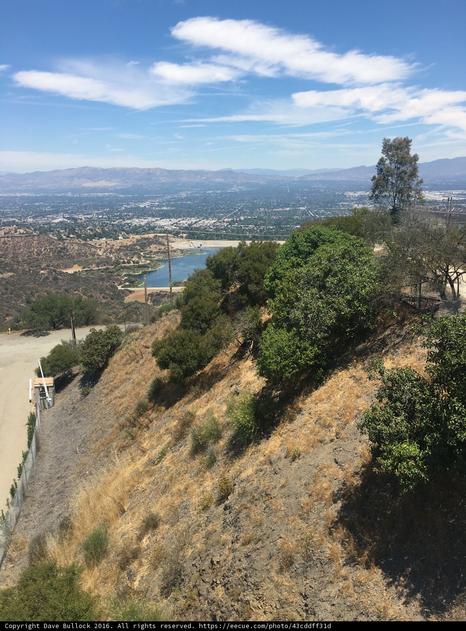 A Scenic View of the Santa Monica Mountains and Water