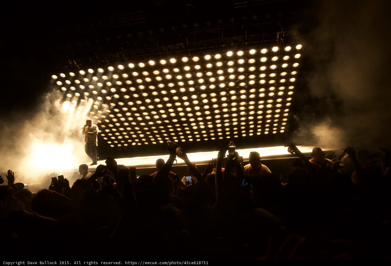 Kanye West Stage Left Singing