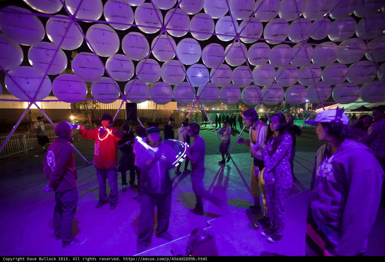 Purple Glow Party in the Dome