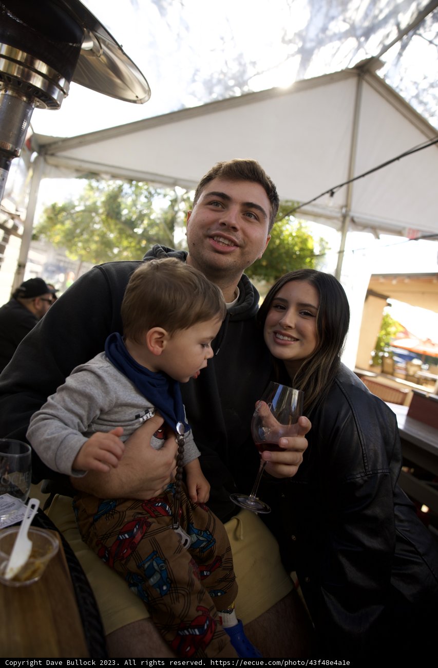 Cherished Moments: Family Gathering in Downtown Sonoma