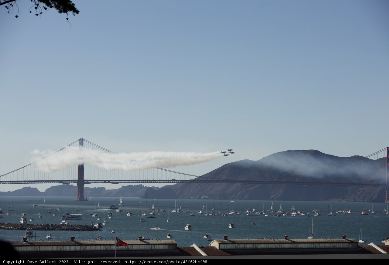 Vibrant Display at Fleet Week Air Show 2023