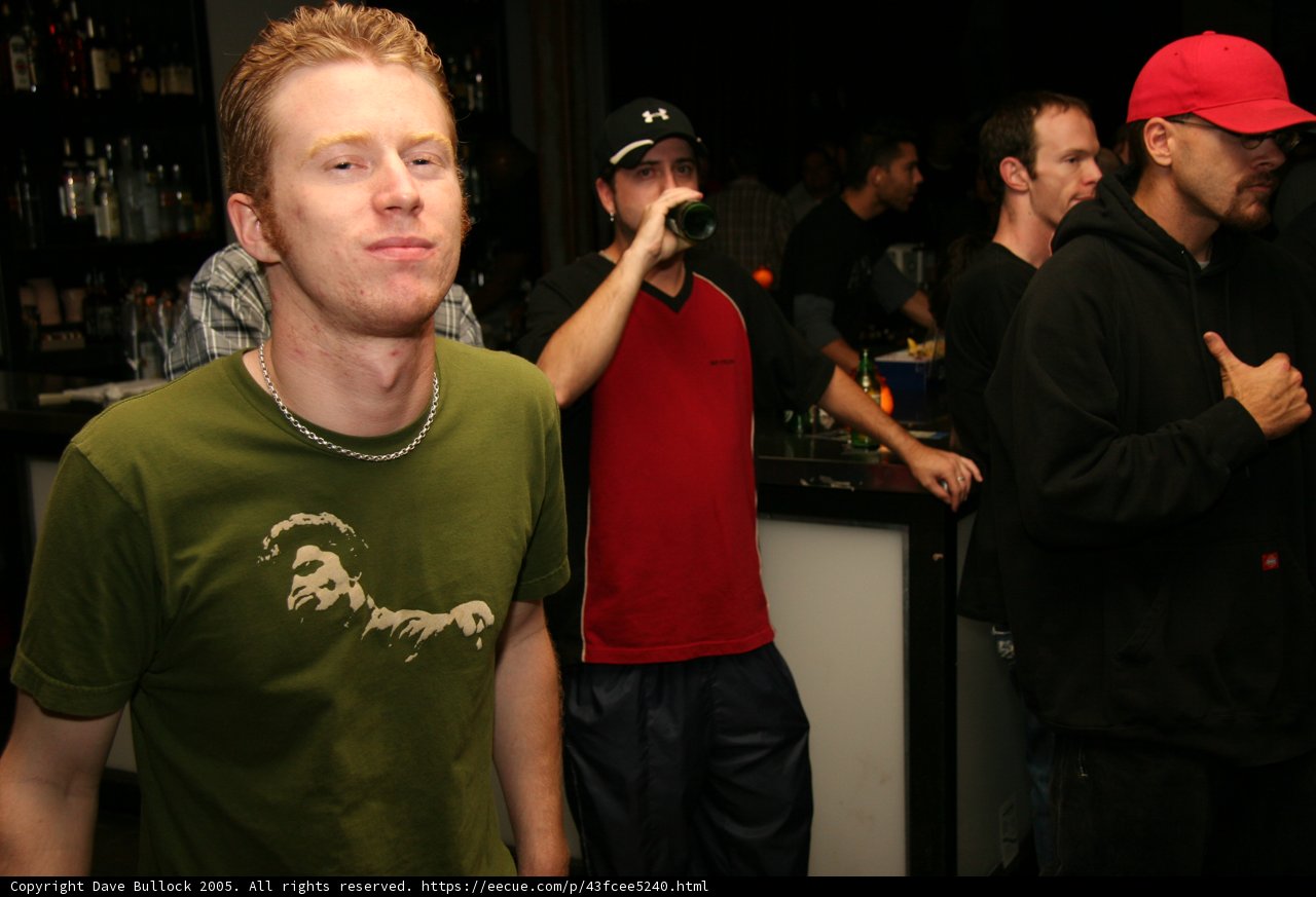 Green-Shirted Pete G at the Pub