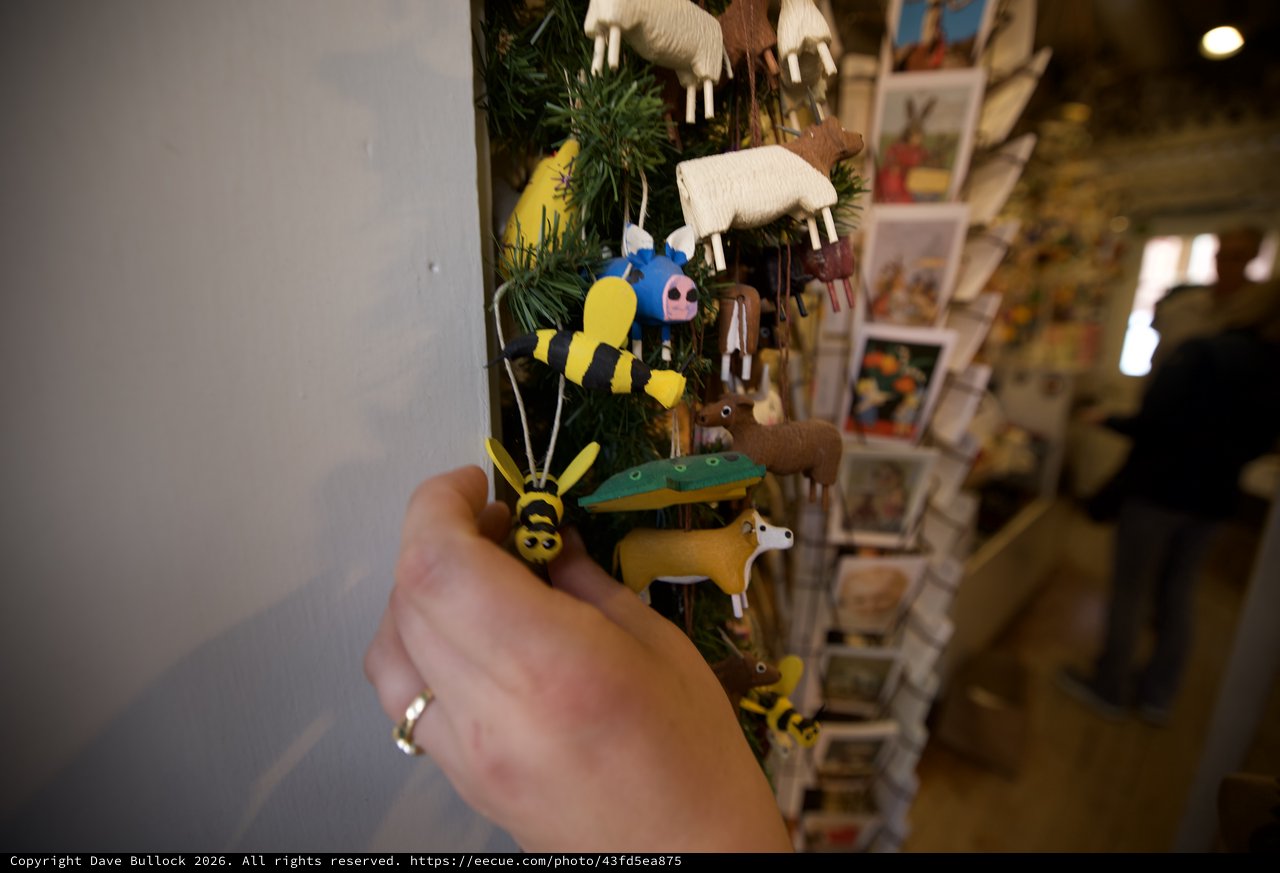 Handcrafted Folk Art Ornaments at Santa Fe Market