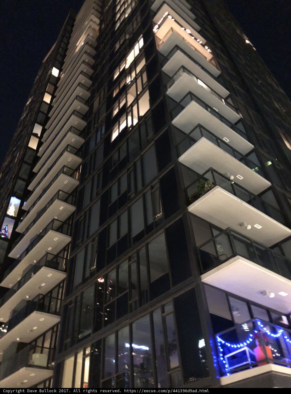 Illuminated Urban High Rise