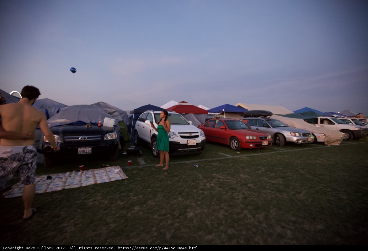 Camping and Cars at Coachella