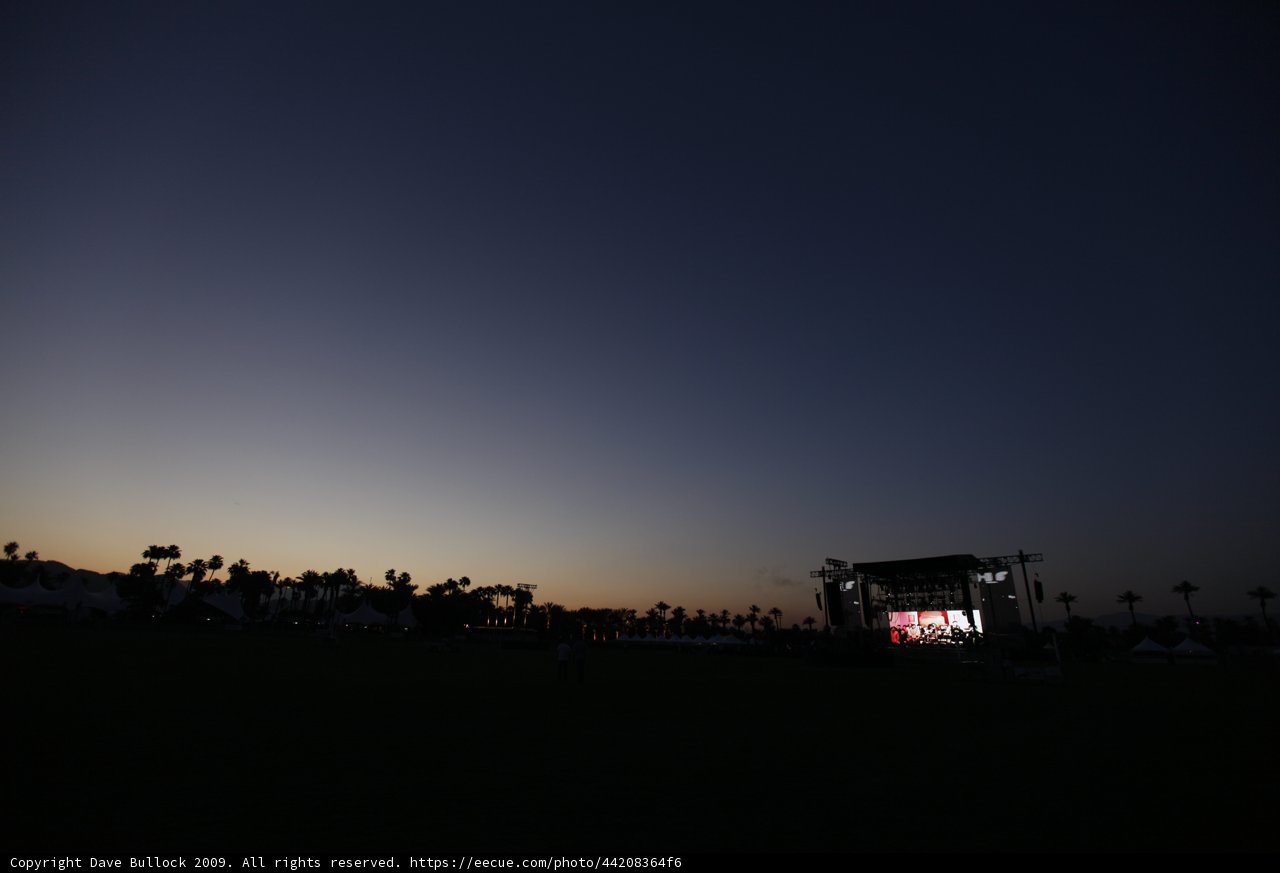 Sunset Stage on the Ocean
