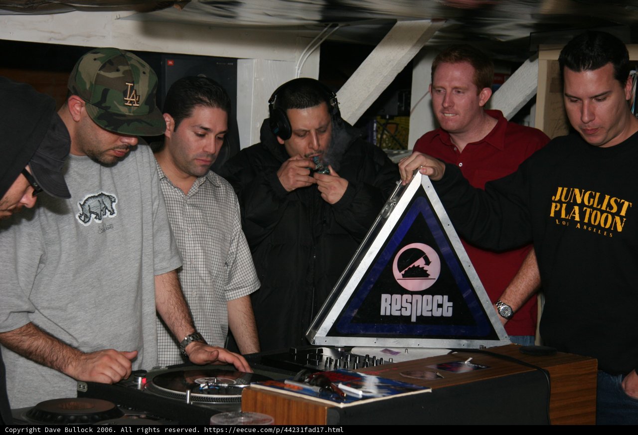 Grey Shirted Man at the DJ Booth