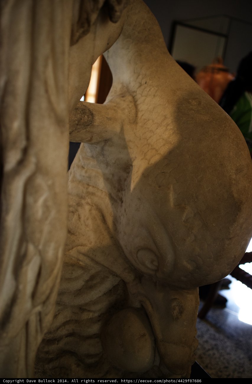 Ancient Wooden Bird Sculpture