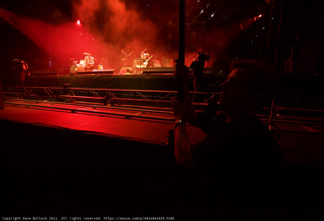 Red Lights on Stage