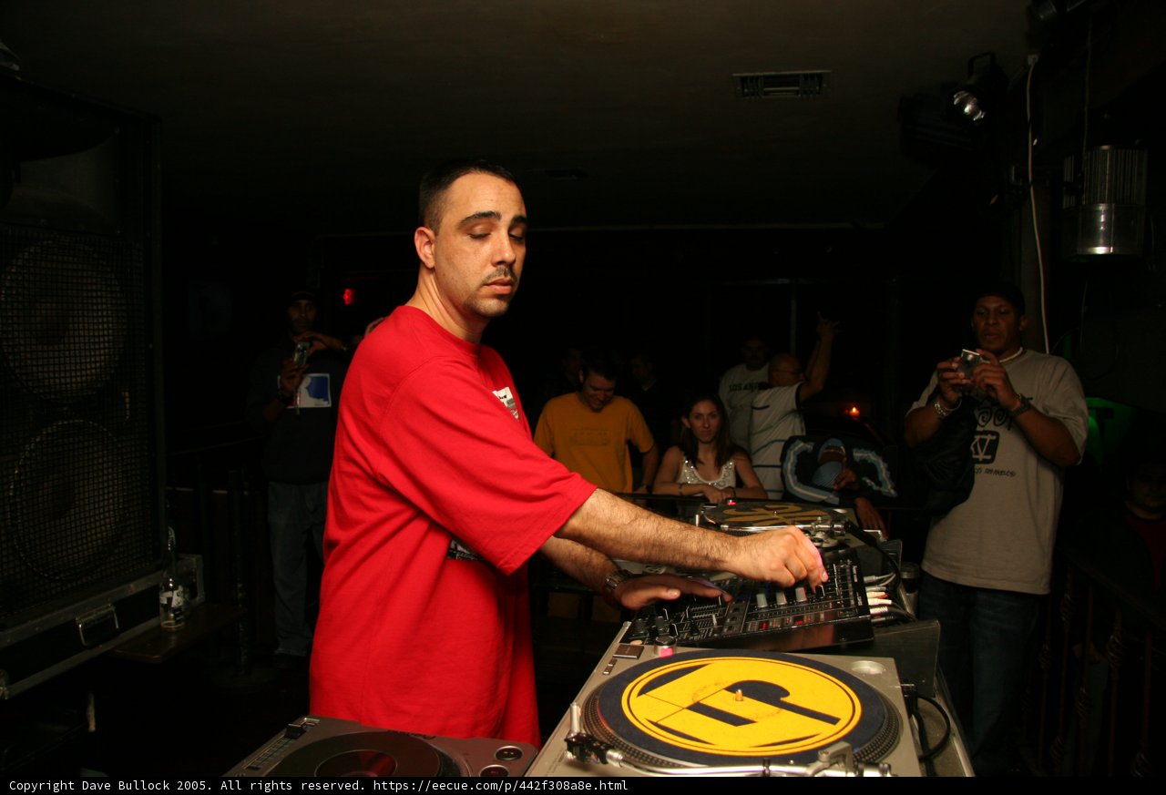 Deejay Eric S Performs at a Nightclub