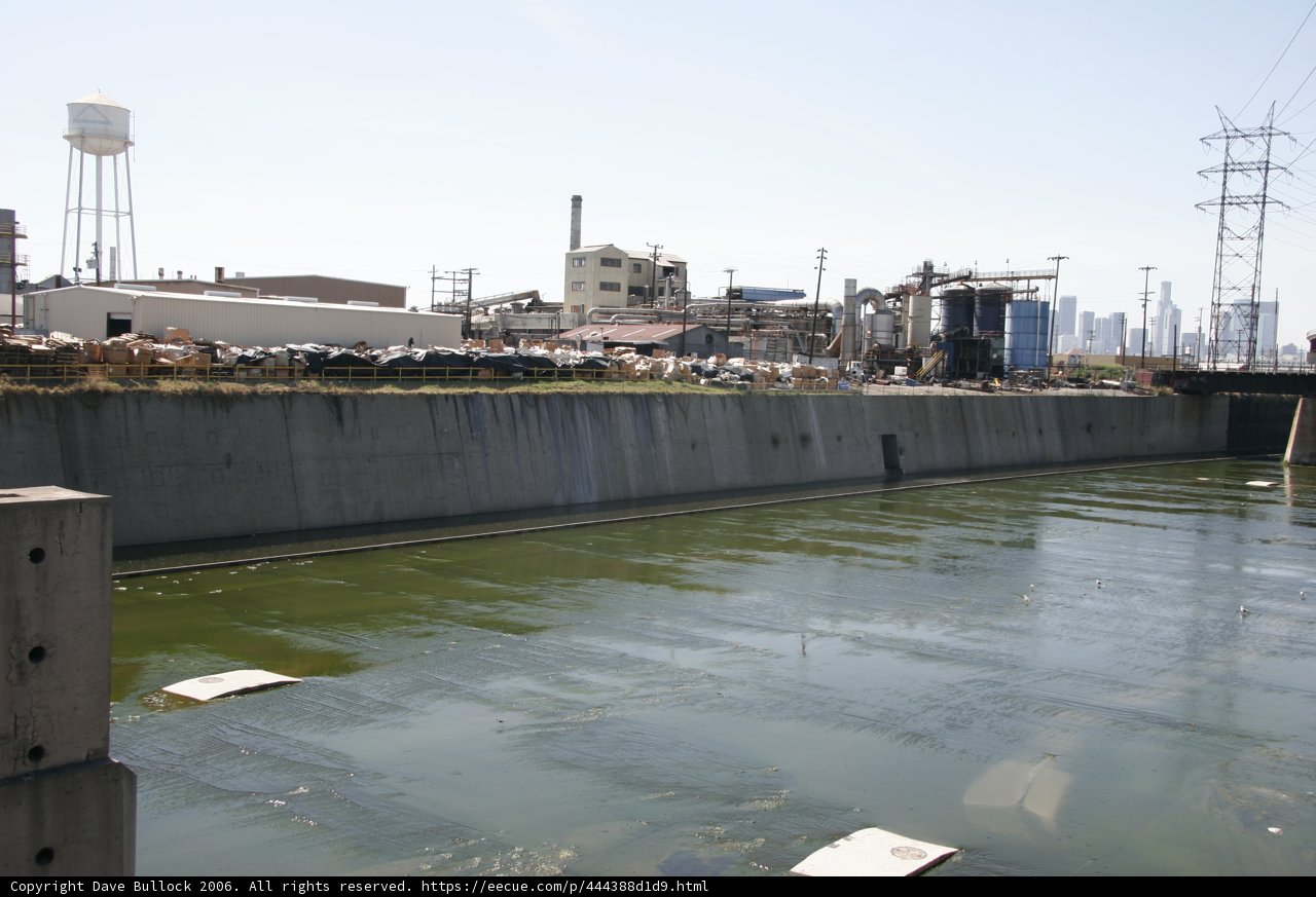 Serene Waterfront with Industrial Touch