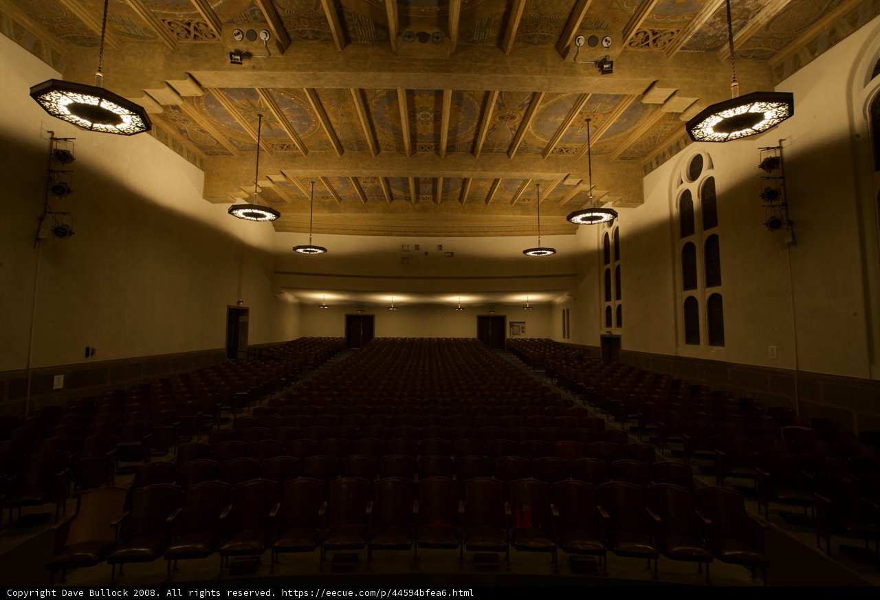 A Captivating View of the Wilshire Temple Auditorium
