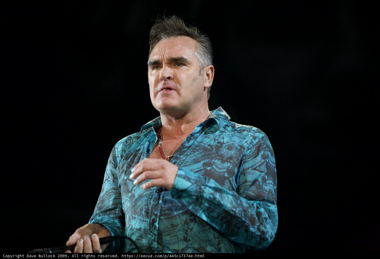Morrissey Serenades the Crowd in Coachella