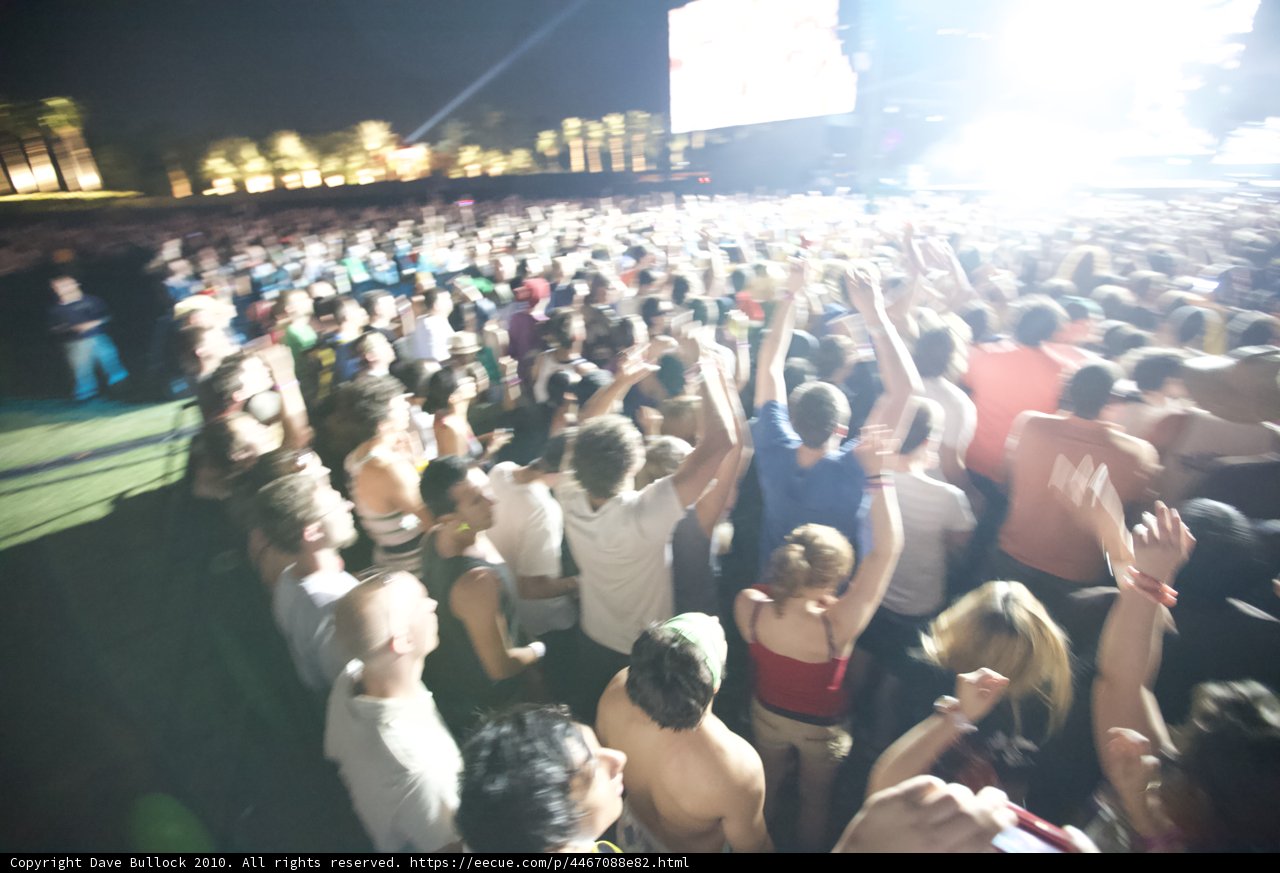 Electrifying Crowd at Coachella 2010