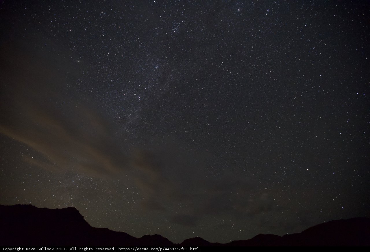 Sparkle in the Mountain Sky
