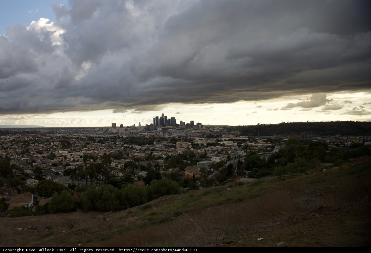 Cityscape in the Cumulus Clouds