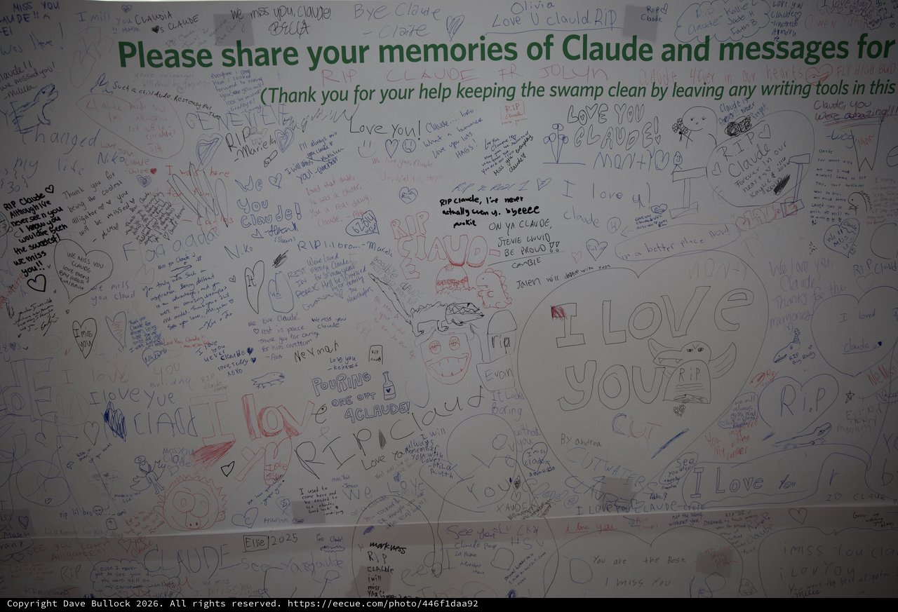 Memorial Wall for Claude: Messages of Love and Remembrance