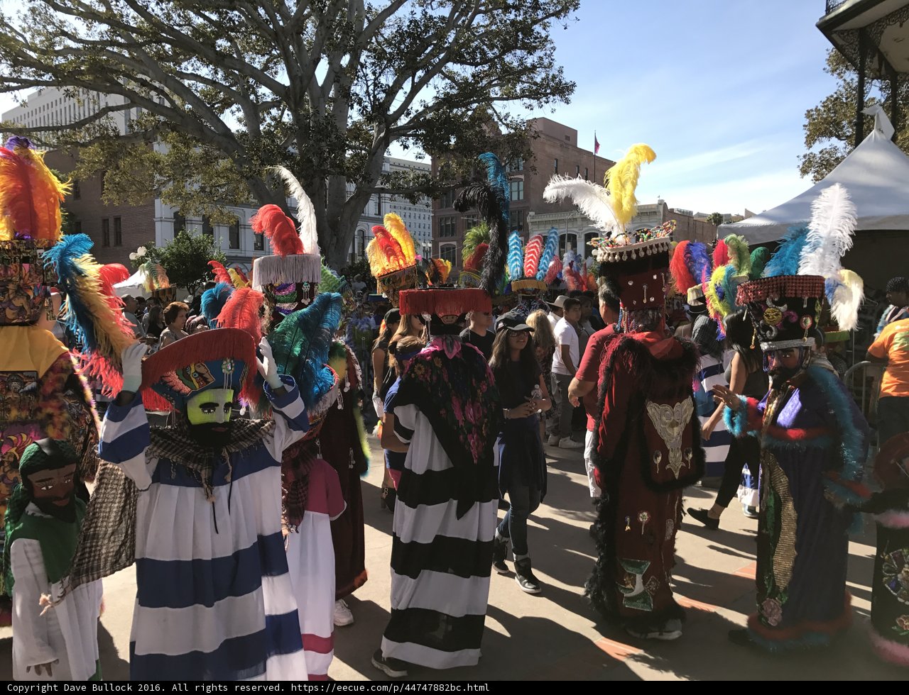 Colorful Costumes at El Pueblo Parade