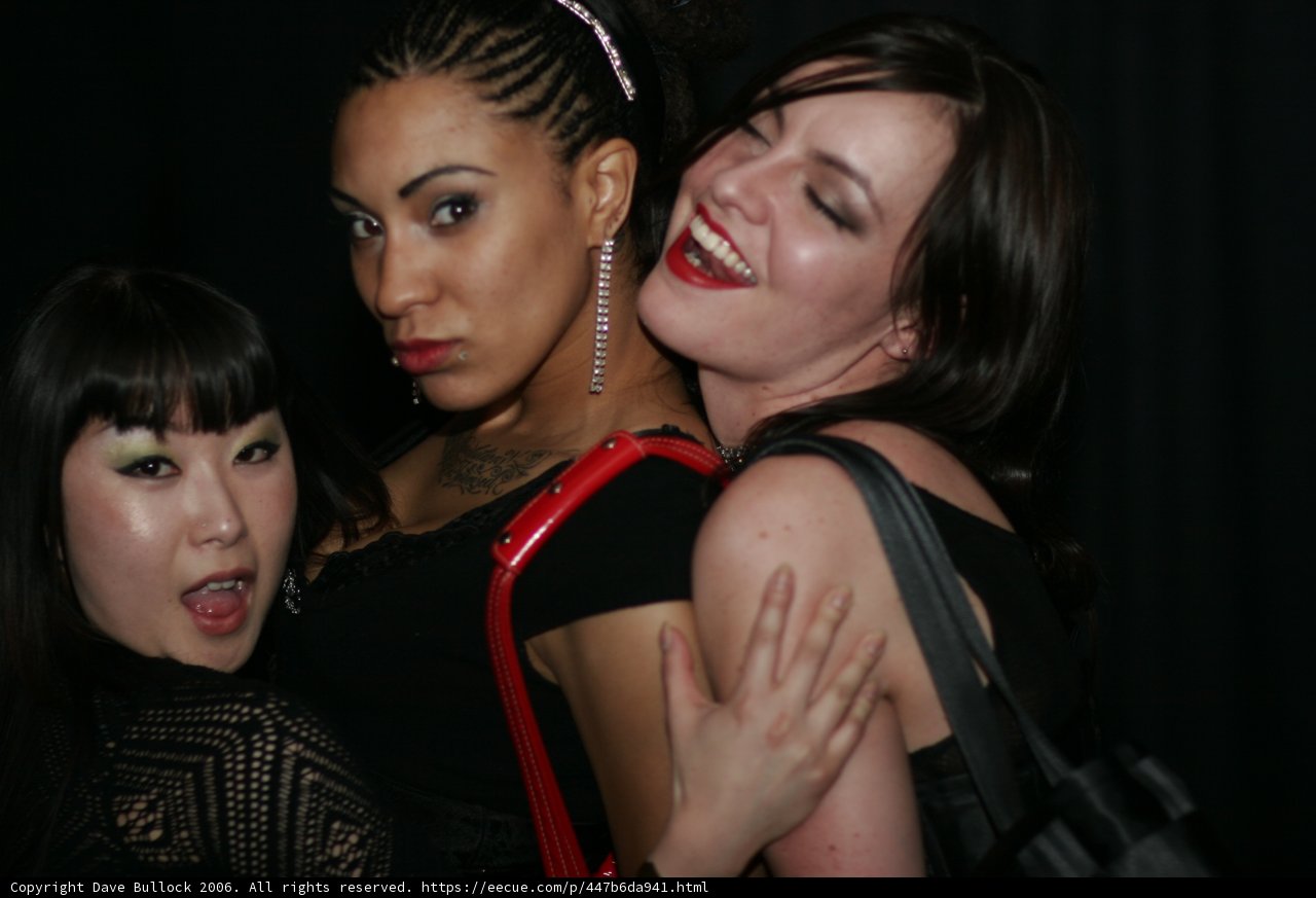 Three Women Strike a Pose