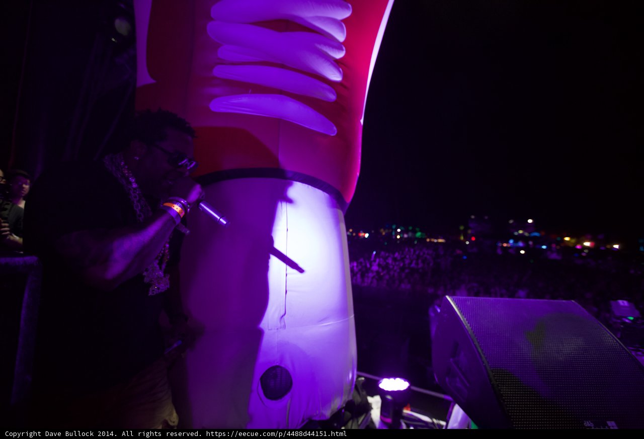 The Giant Shoe and Busta Rhymes