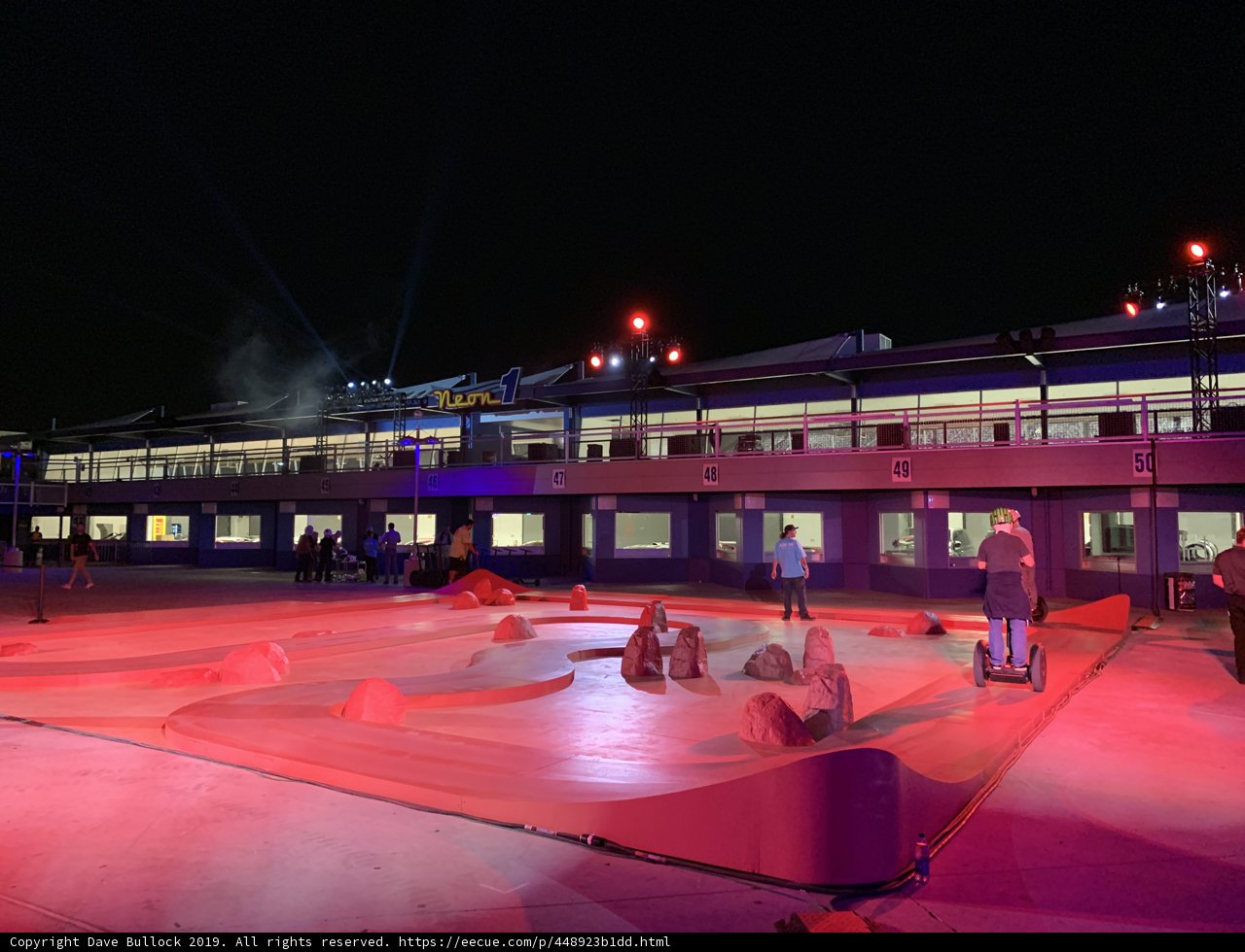 Red-Lit Arena