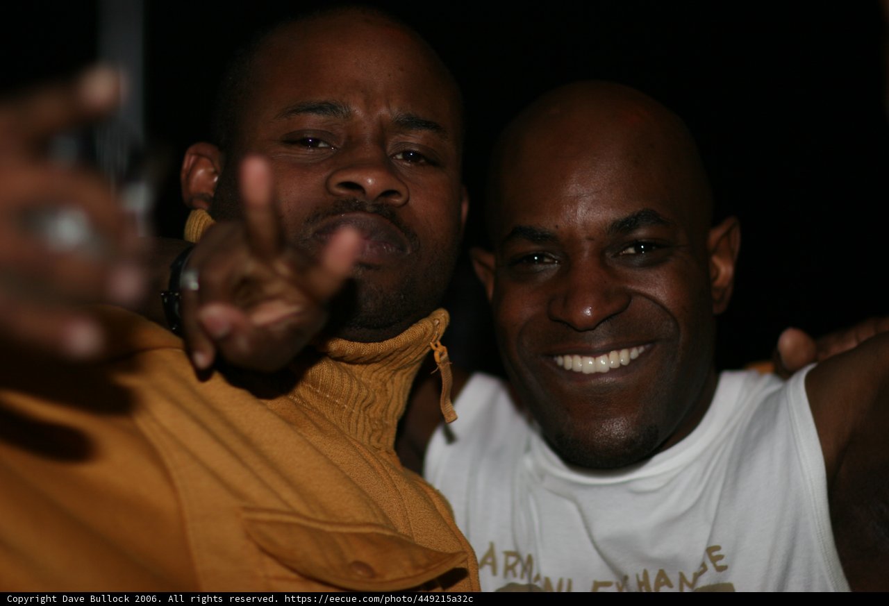 Two Men Strike a Pose at Funktion Hospital in 2006