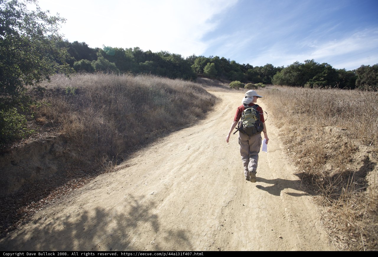 Solo hiking adventure