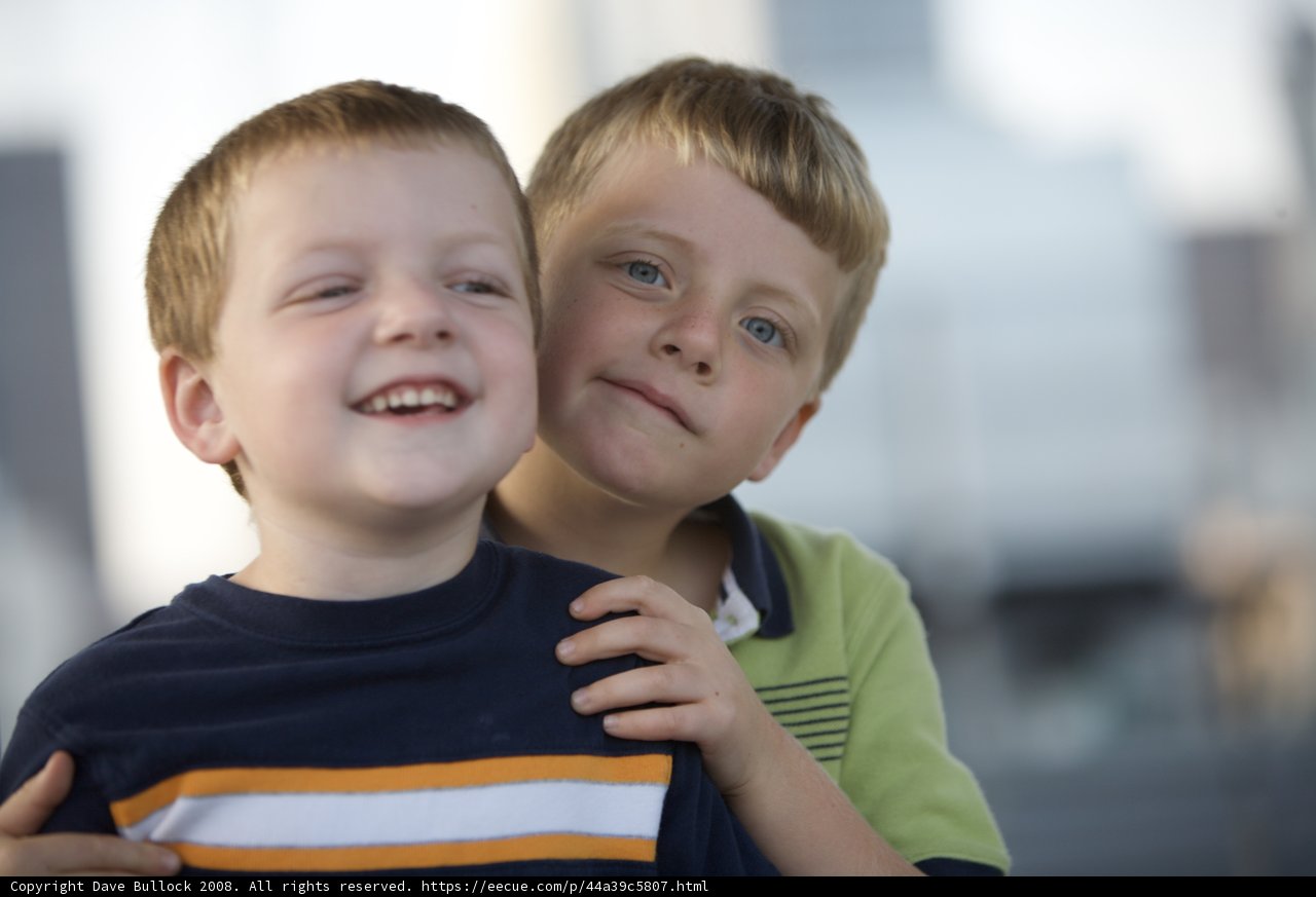 Happy Boys Strike a Pose