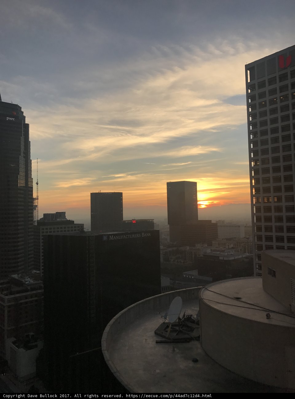 Cityscape at Sunset
