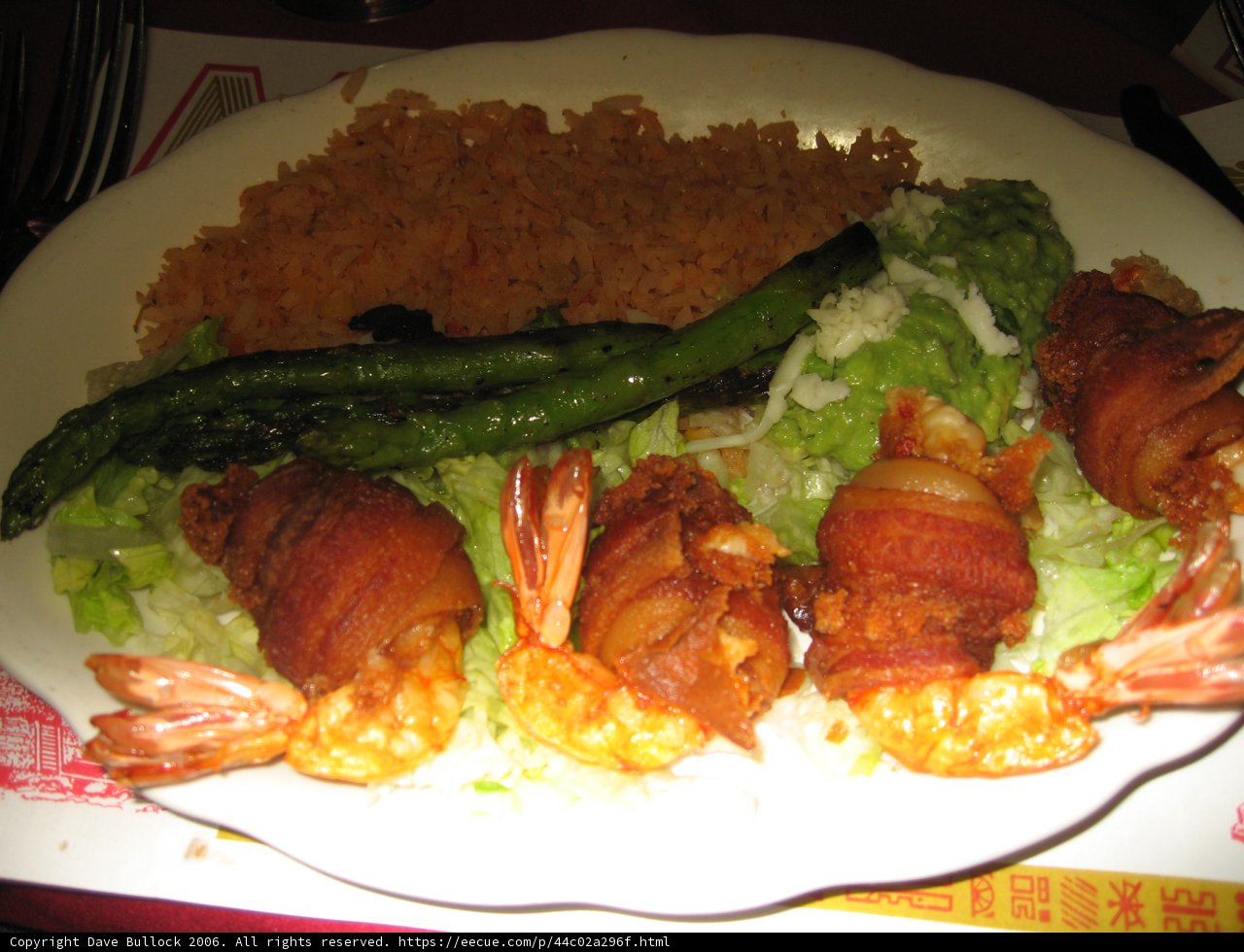 Shrimp and Asparagus Platter