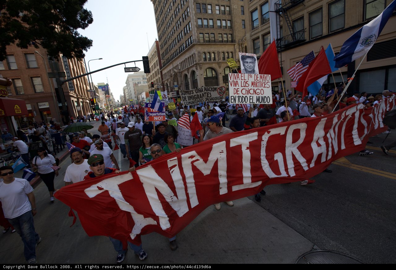 Mayday Rally march with Cesar Chavez and Takato Yonemoto