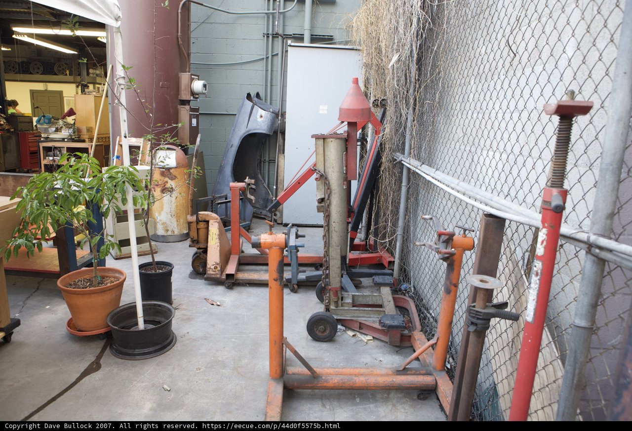 Garden Tools and Potted Plants