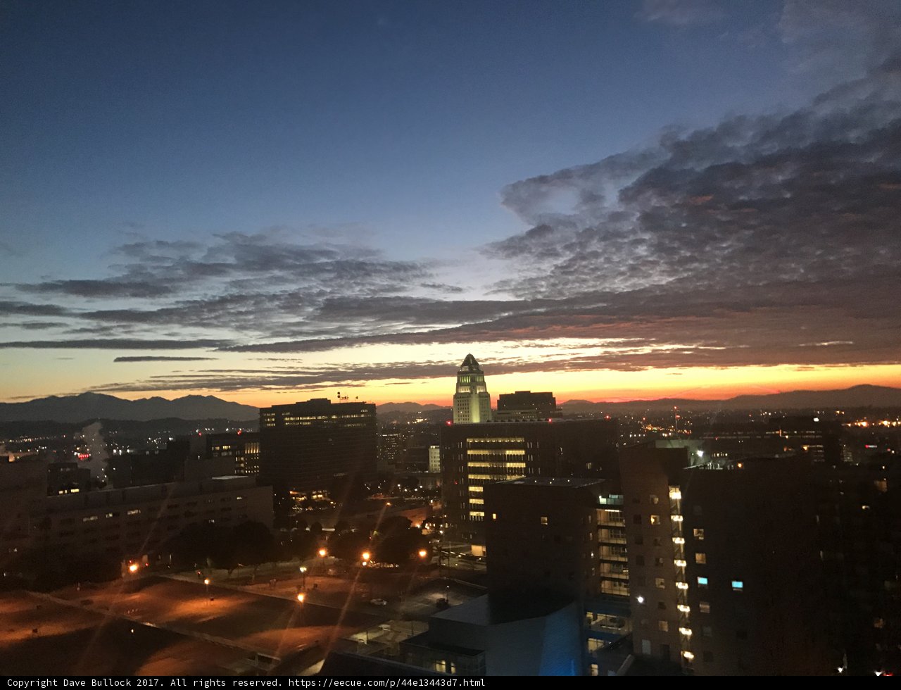 City of Angels Sunset