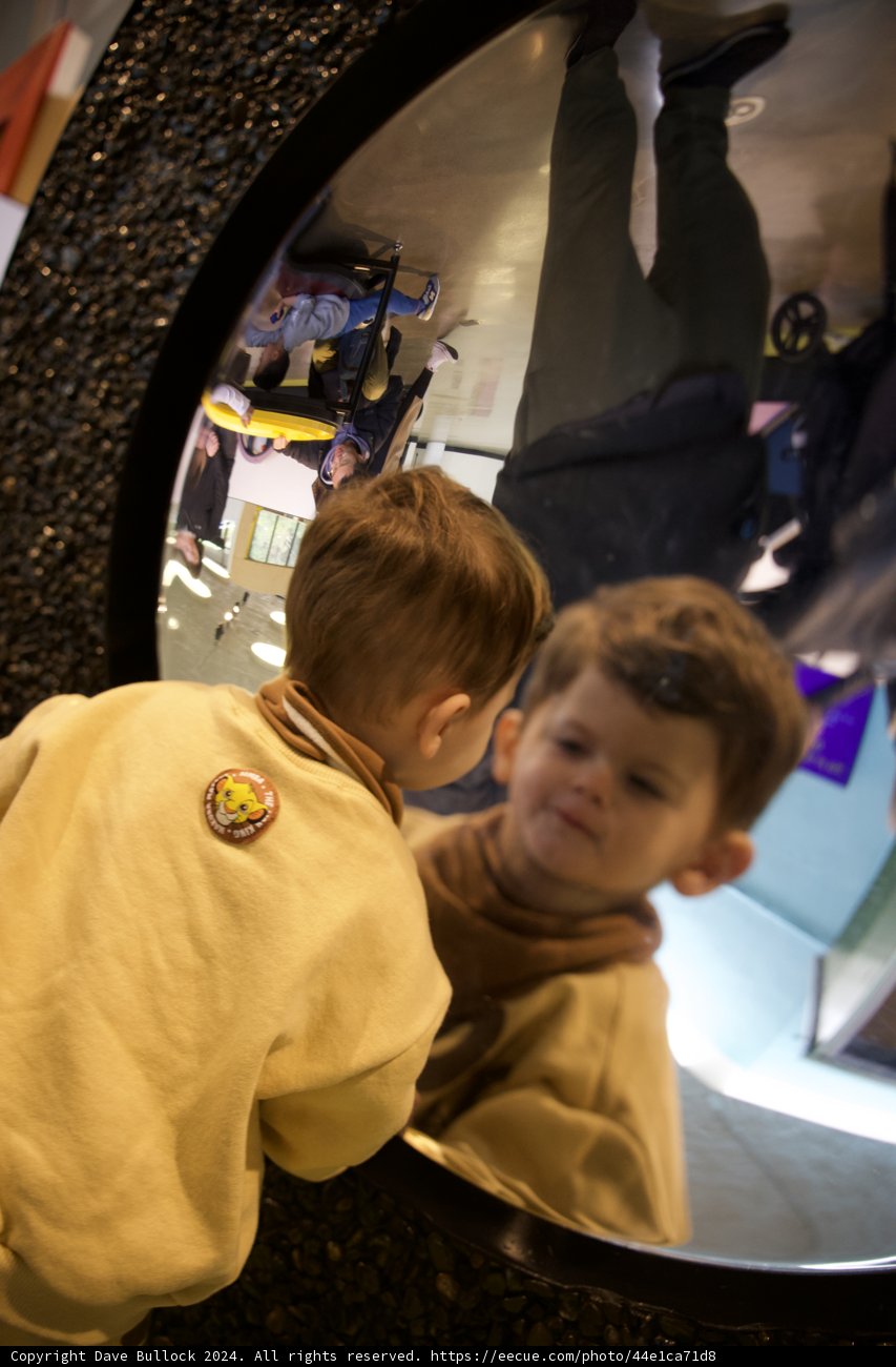 Reflections of Youth: A Moment of Self-Discovery