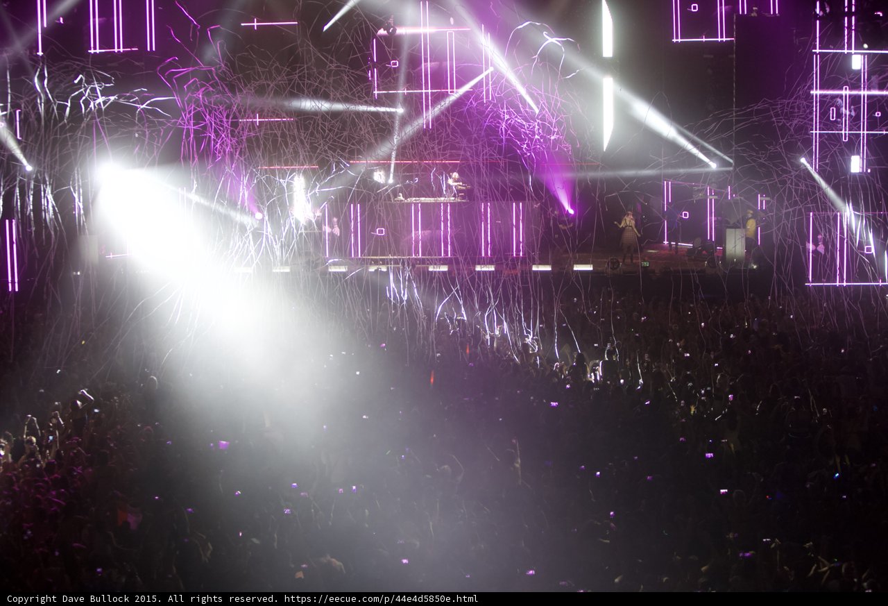 Spotlights on the Crowd
