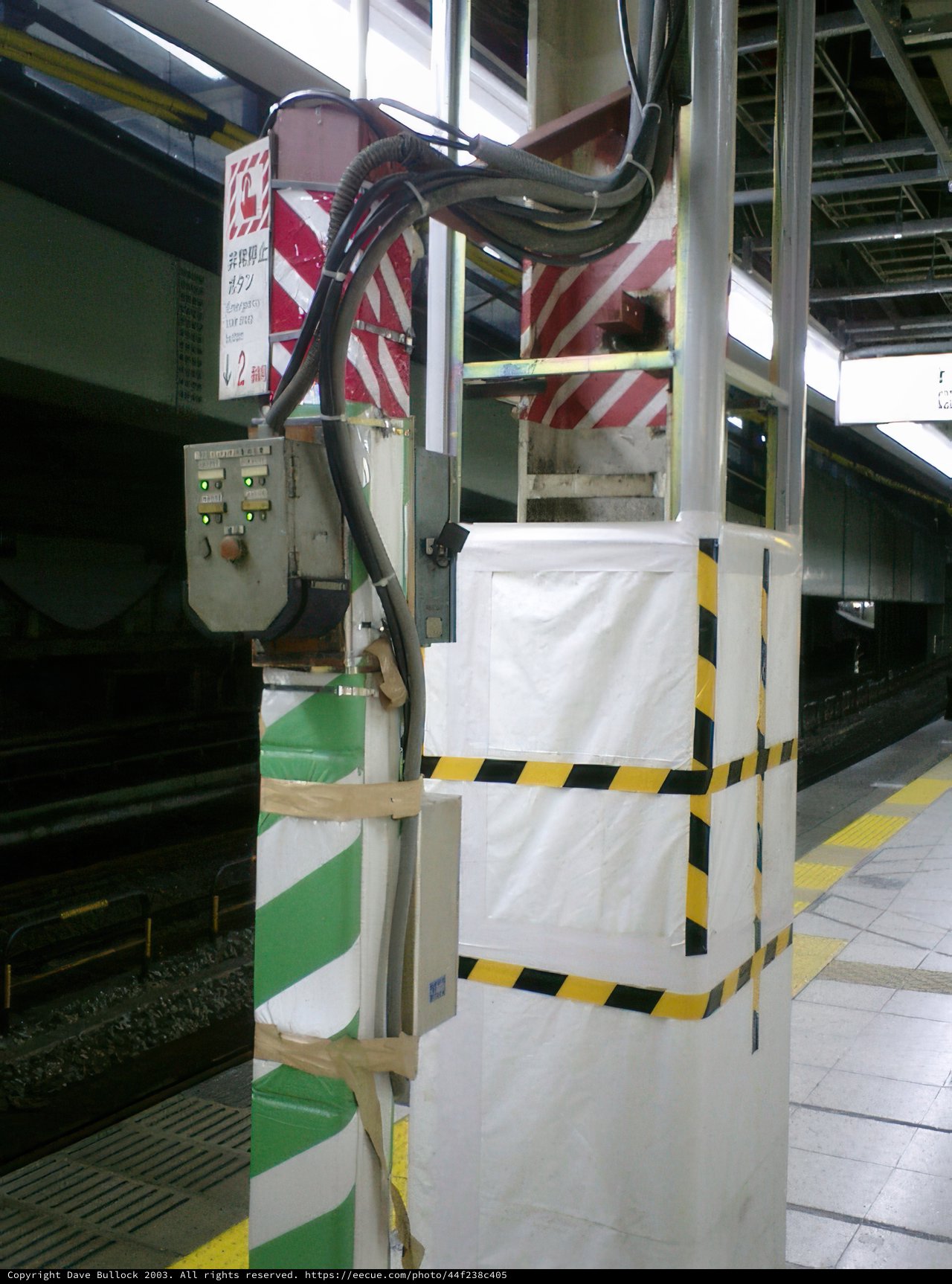 Fire Hydrant and Train at Shibuya Station