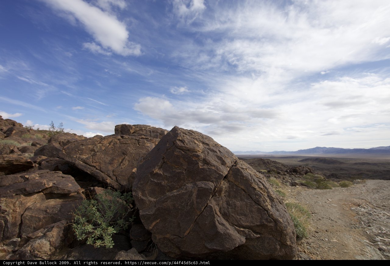 The Sign Rock in Joshua Tree