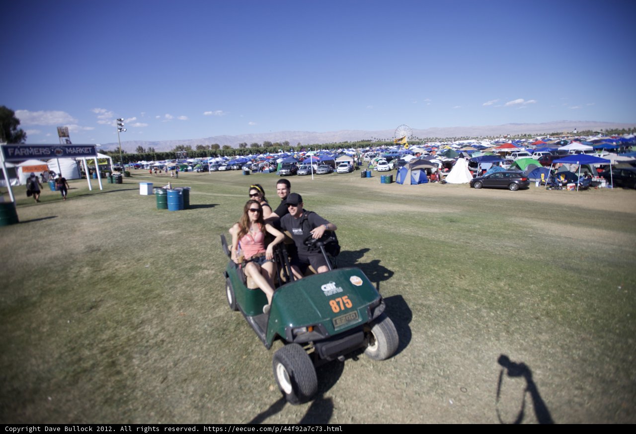 Golf Cart Adventures at Coachella