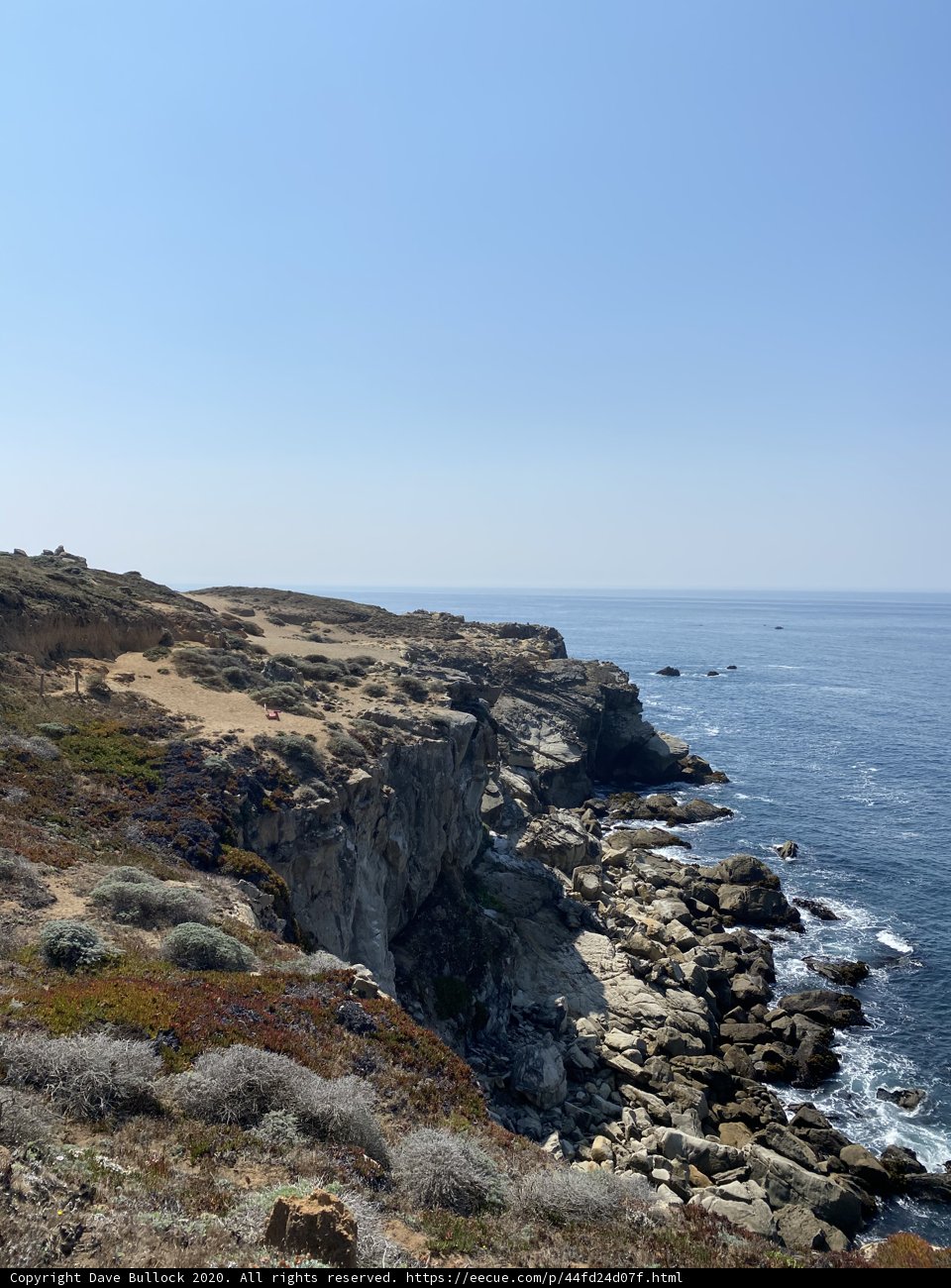 Cliffside Vista of California Coast