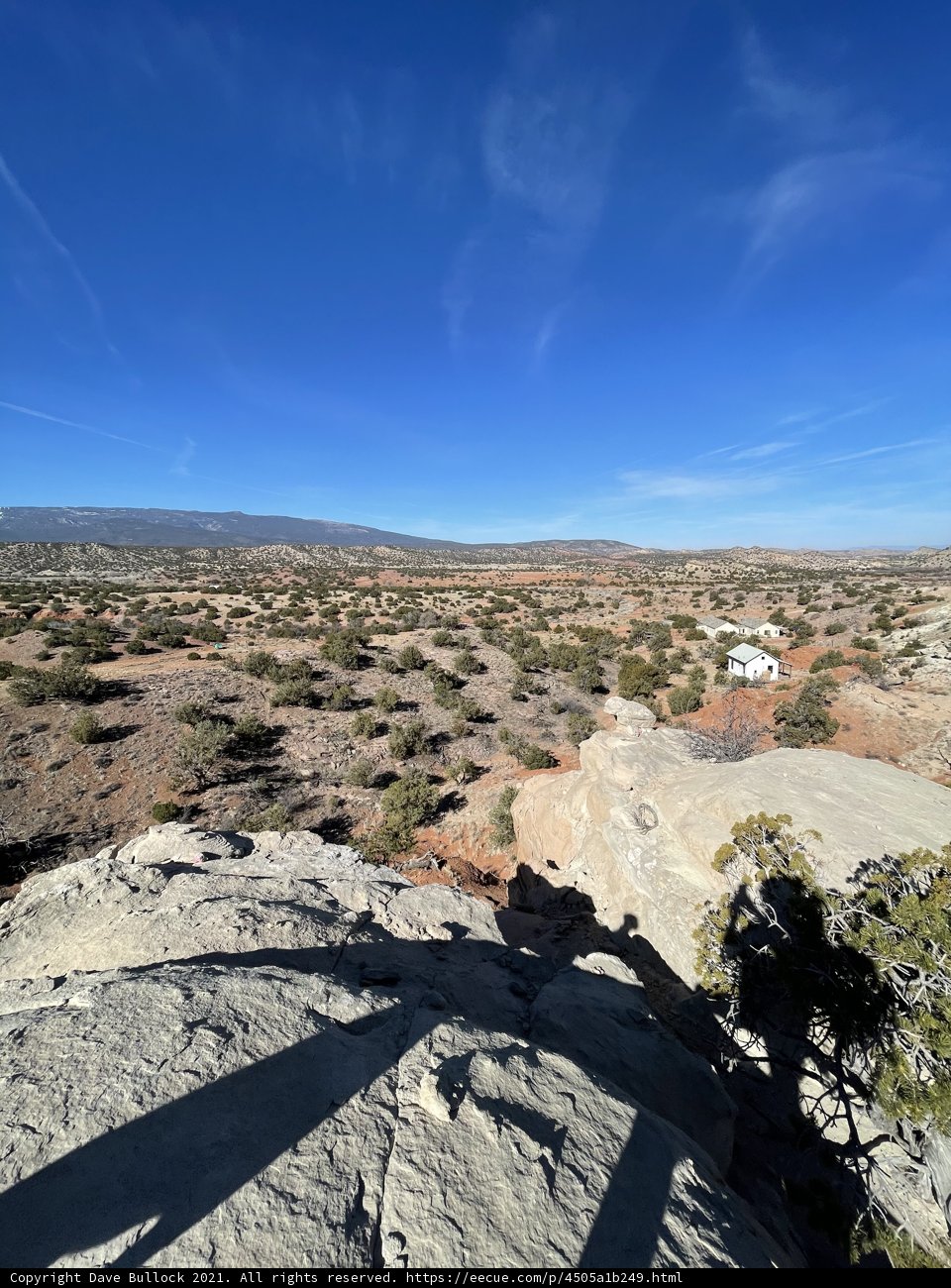 Majestic View of Sandia Park Desert from Cliff
