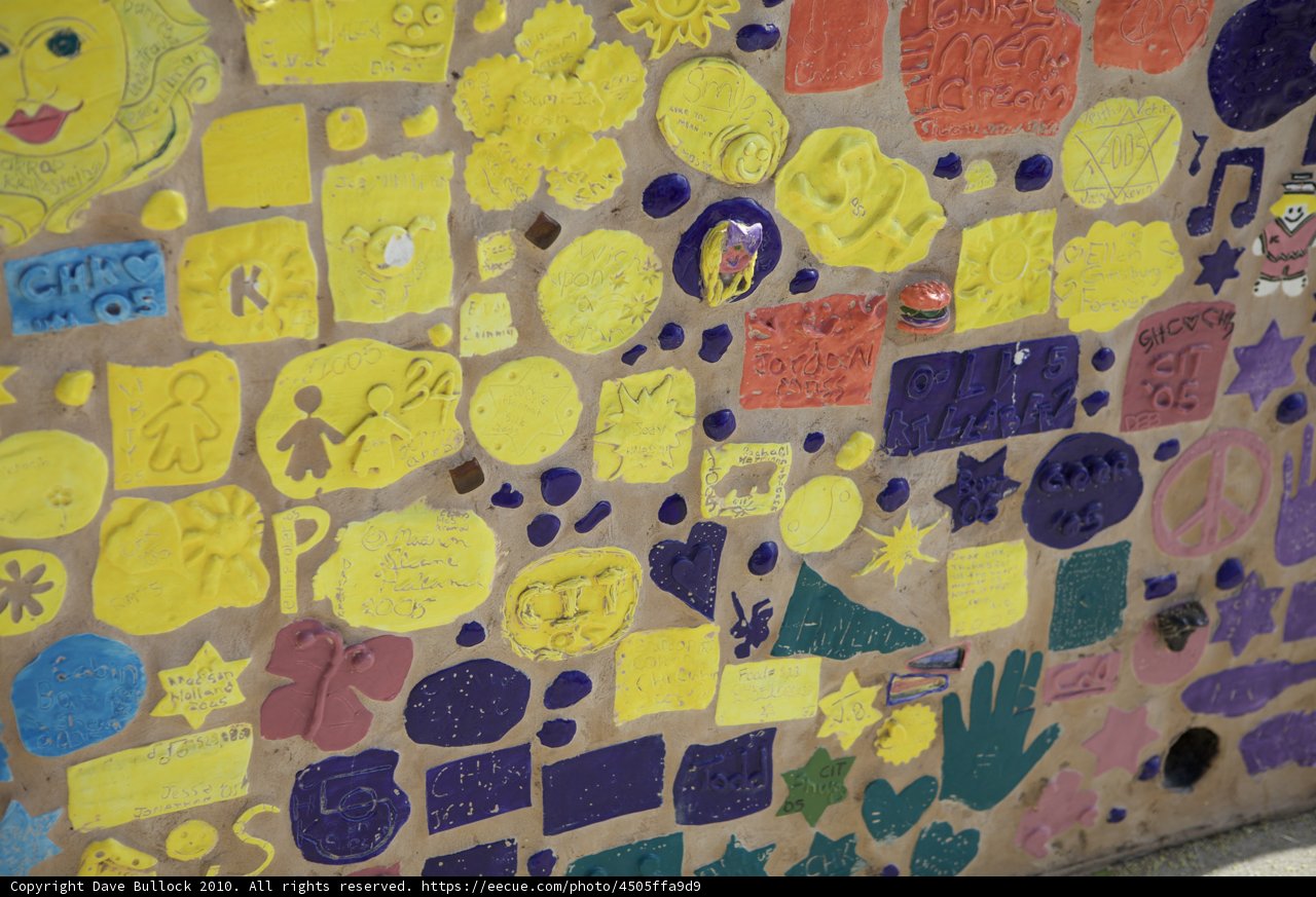 Colorful Collage Wall