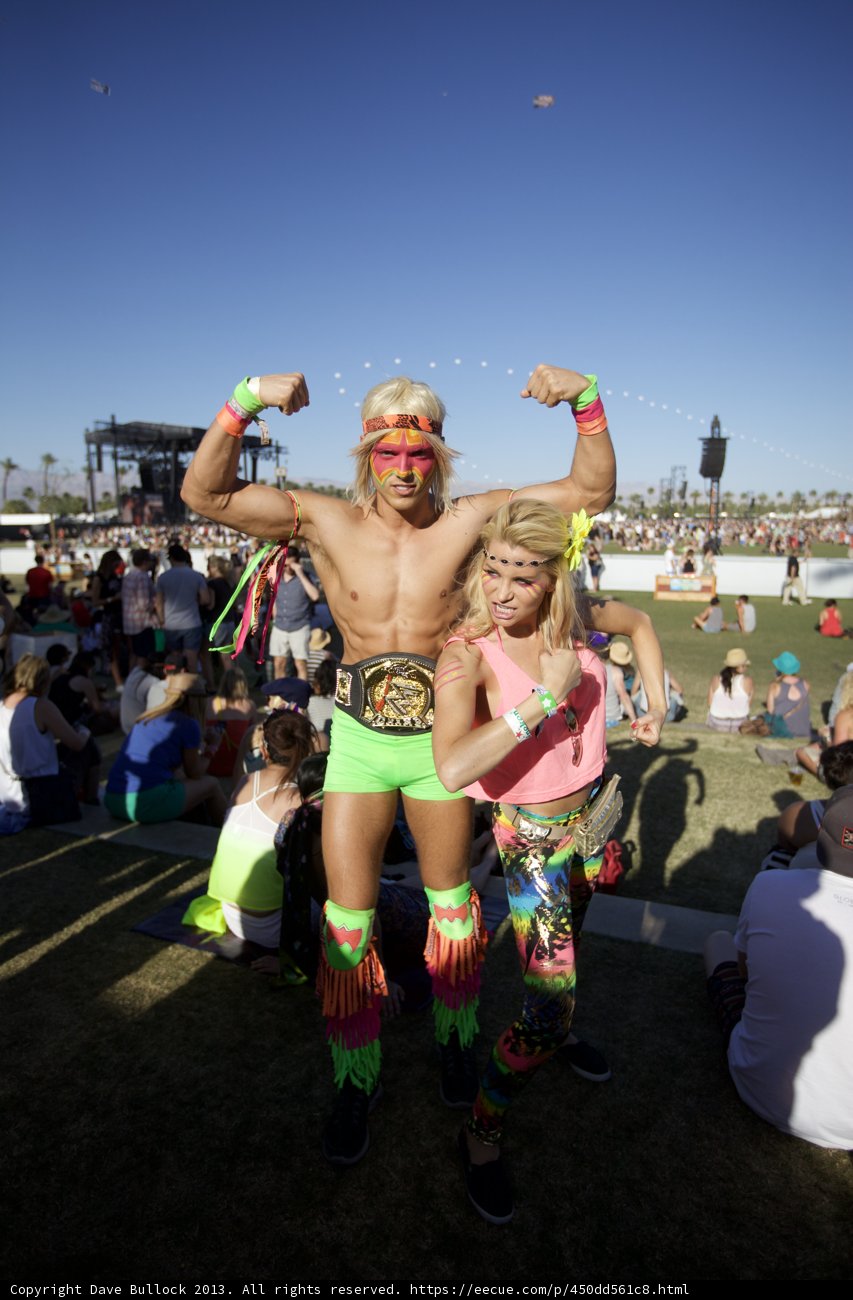 Colorful Costumes at Coachella Fest