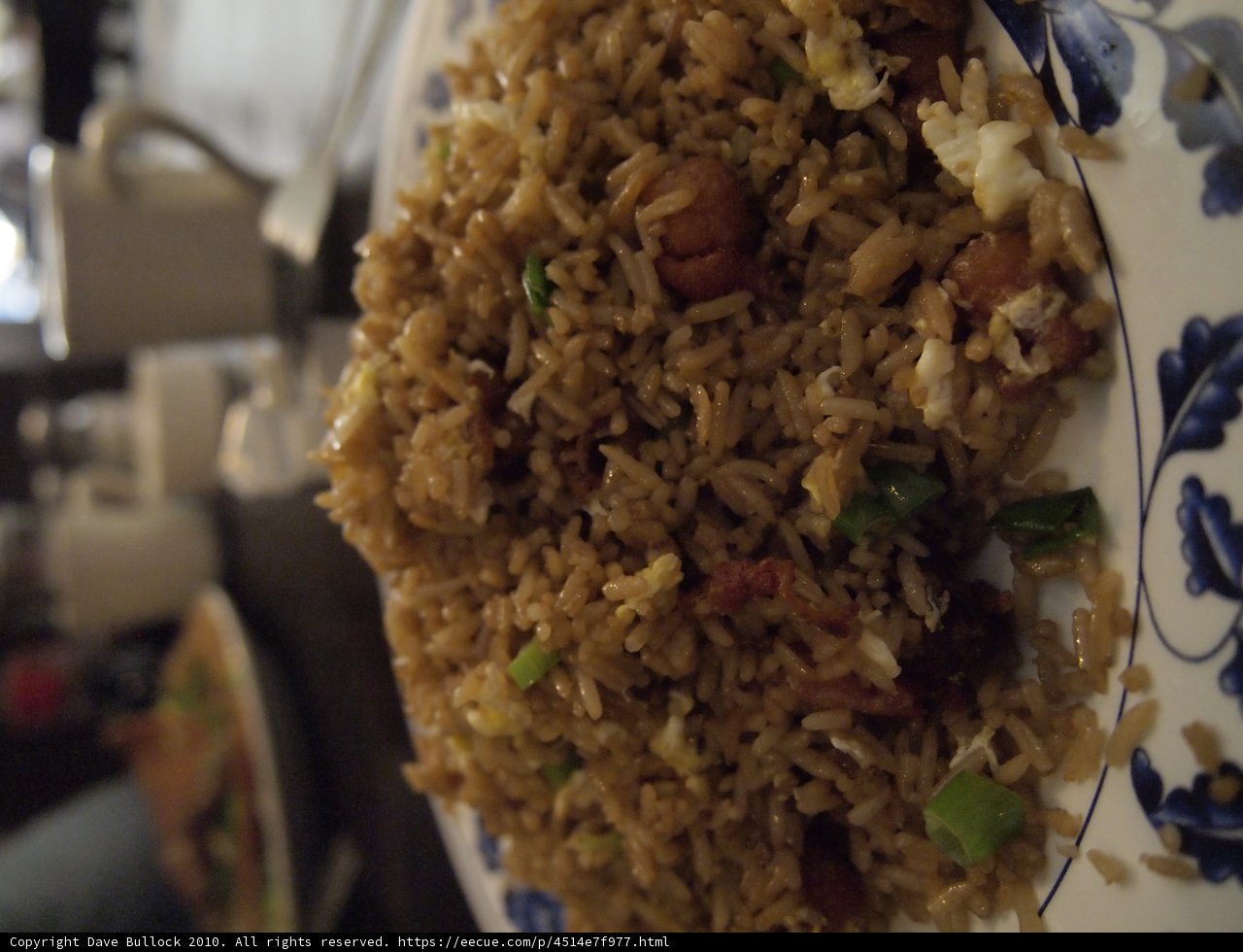 Delicious Fried Rice with Green Onions