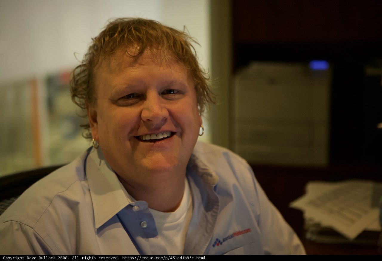 Smiling Artie in the Office