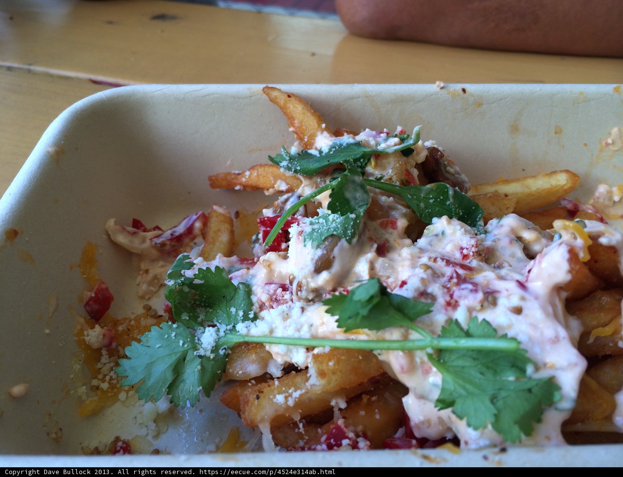 Herb-Infused Fries with Cilantro Sauce