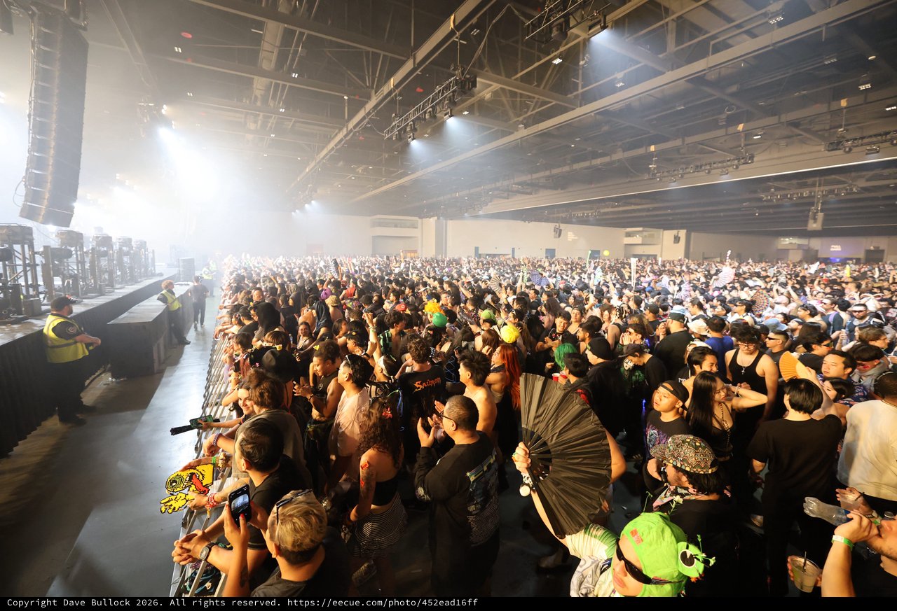 Massive Indoor Festival Crowd at Wobbleland 2026