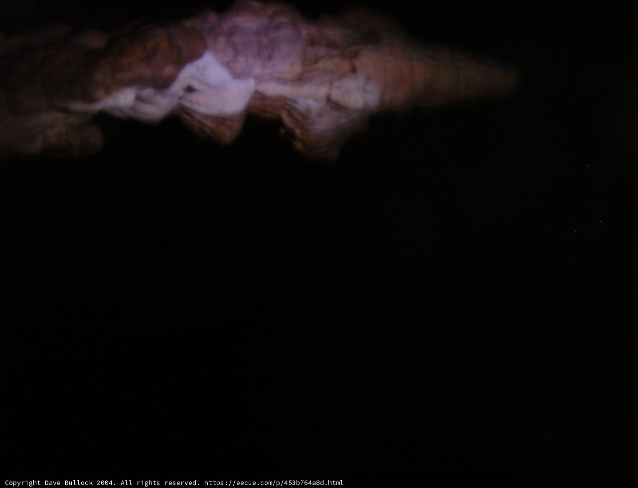 Illuminated Stone at Night